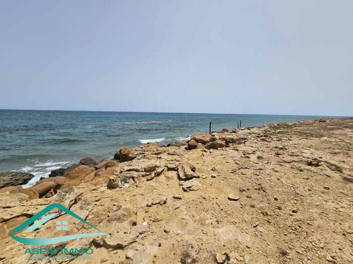 Kelibia Kerkouane Vente Surfaces Terrain 476 m2  plage kerkouene