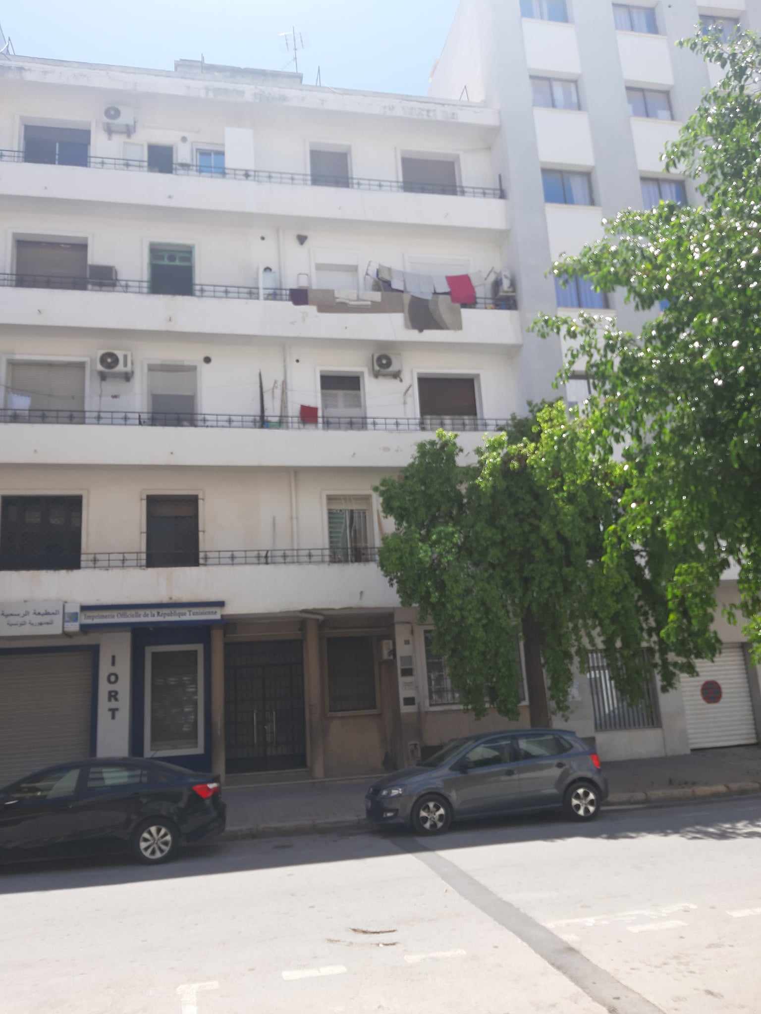 Tunisie Bab Bhar Hedi Chaker Vente Appart. 2 pièces Appartement à lafayette