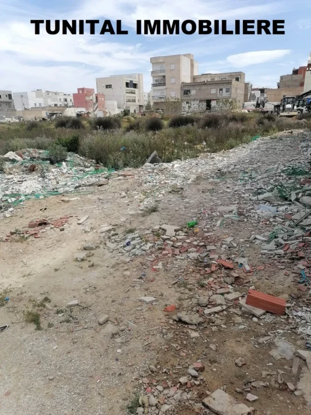 La Marsa Cite El Khalil Vente Surfaces Terrain  la marsa bhar lazreg cit khalil