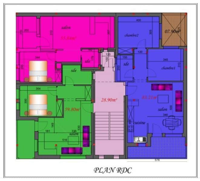 Hammam El Ghezaz Hammam El Ghezaz Vente Appart. 1 pice Nouveau projet immobilier a ne pas rater