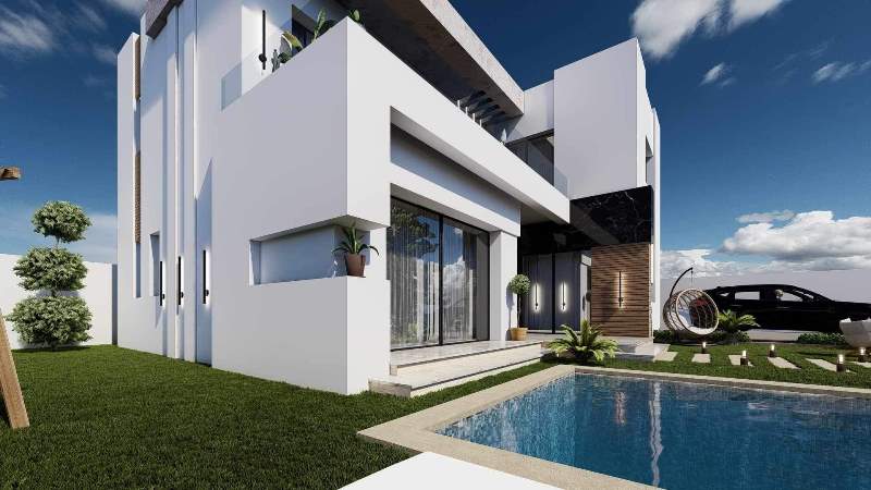 Hammamet Hammamet Vente Maisons V499 villa luna sud villa