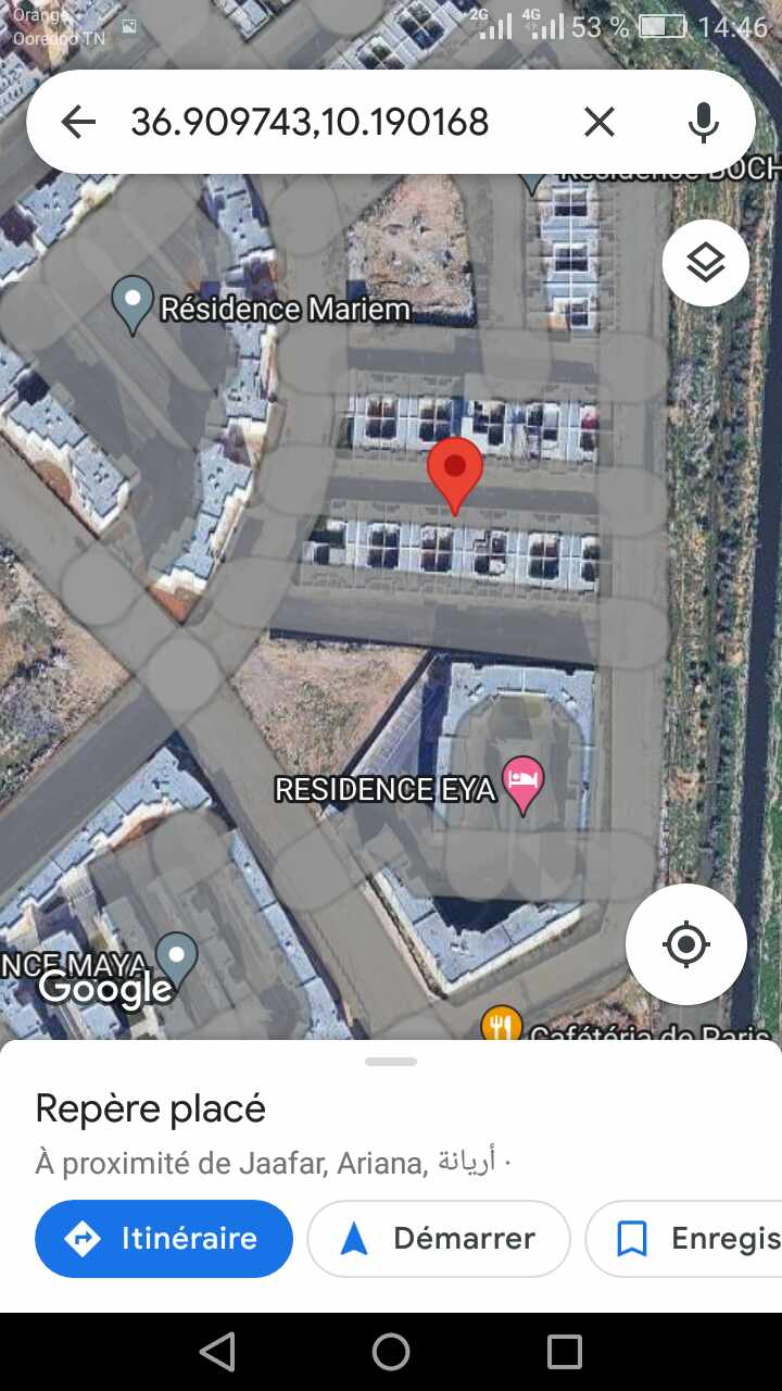 Raoued Cite Ennour Jaafar Vente Maisons Maison snit  a nour jaafer ariana
