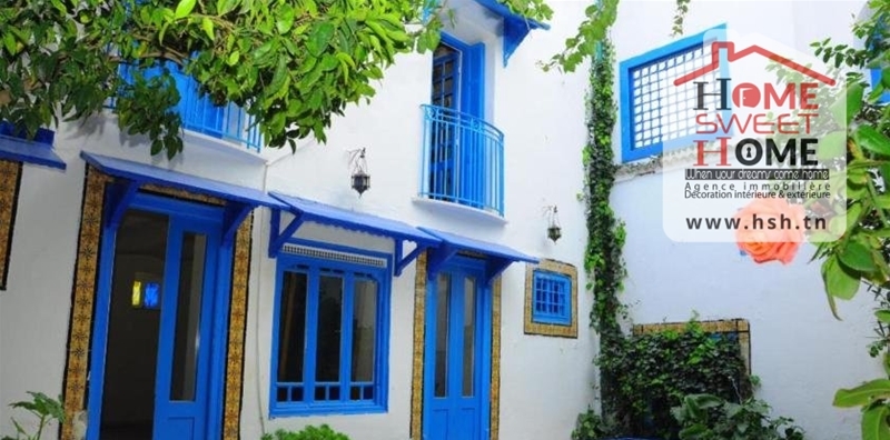 Carthage Sidi Bousaid Vente Maisons Villa santorin  sidi bou said