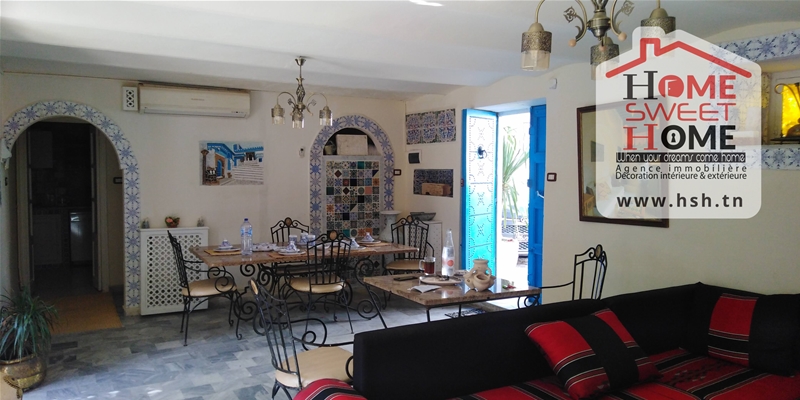 Carthage Sidi Bousaid Vente Maisons Villa santorin  sidi bou said