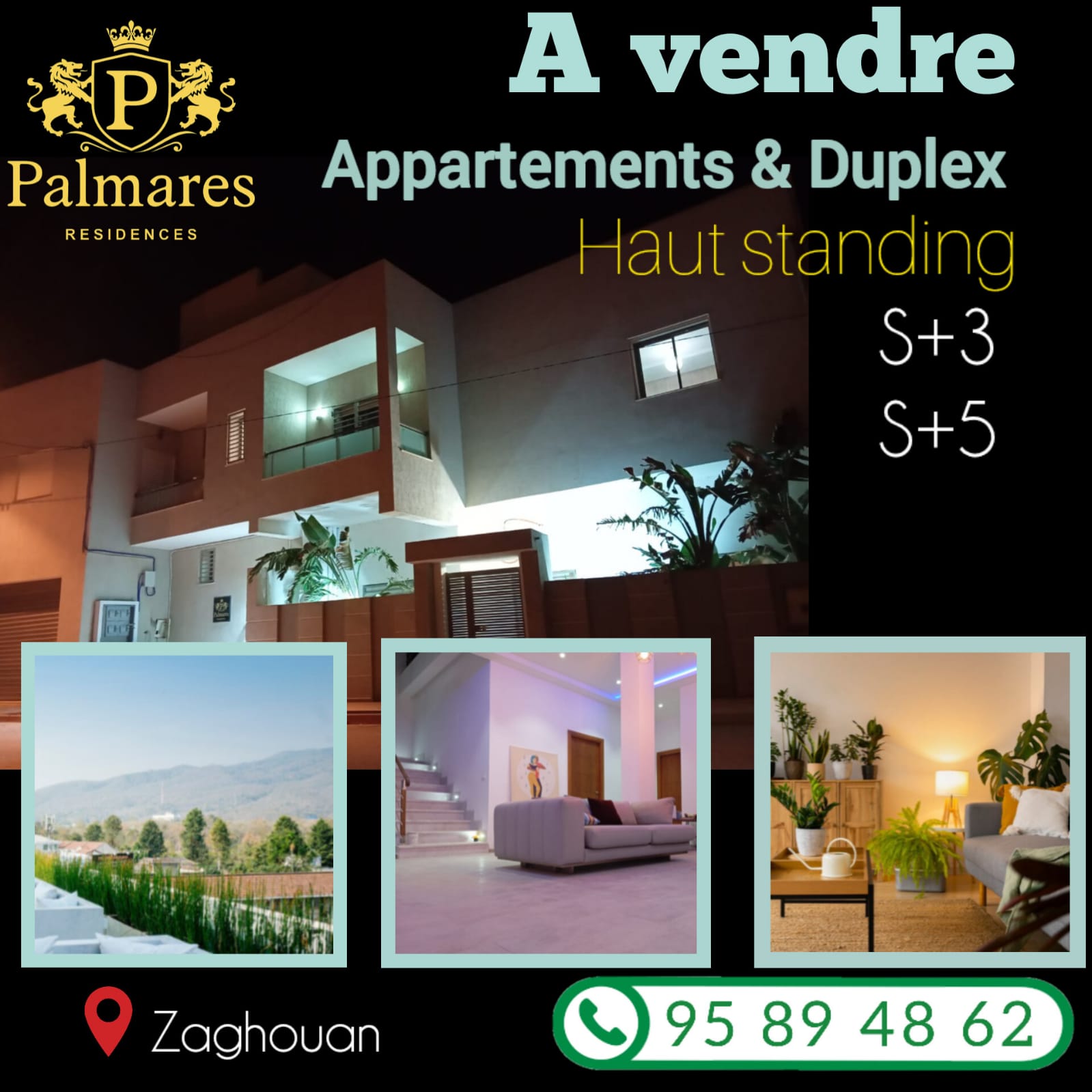 Vente Appart. 4 pices - Tunisie