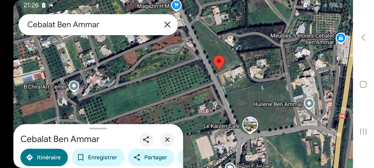 Vente Surfaces - Tunisie