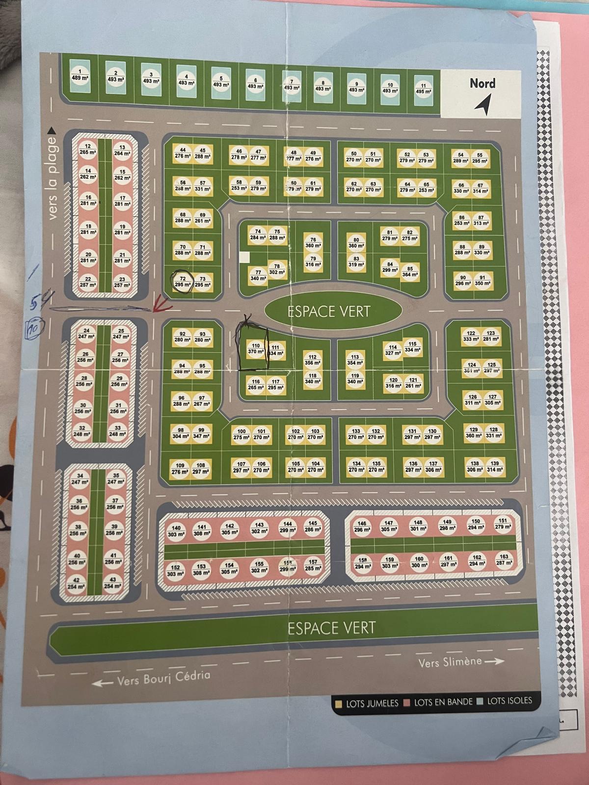 Vente Surfaces - Tunisie
