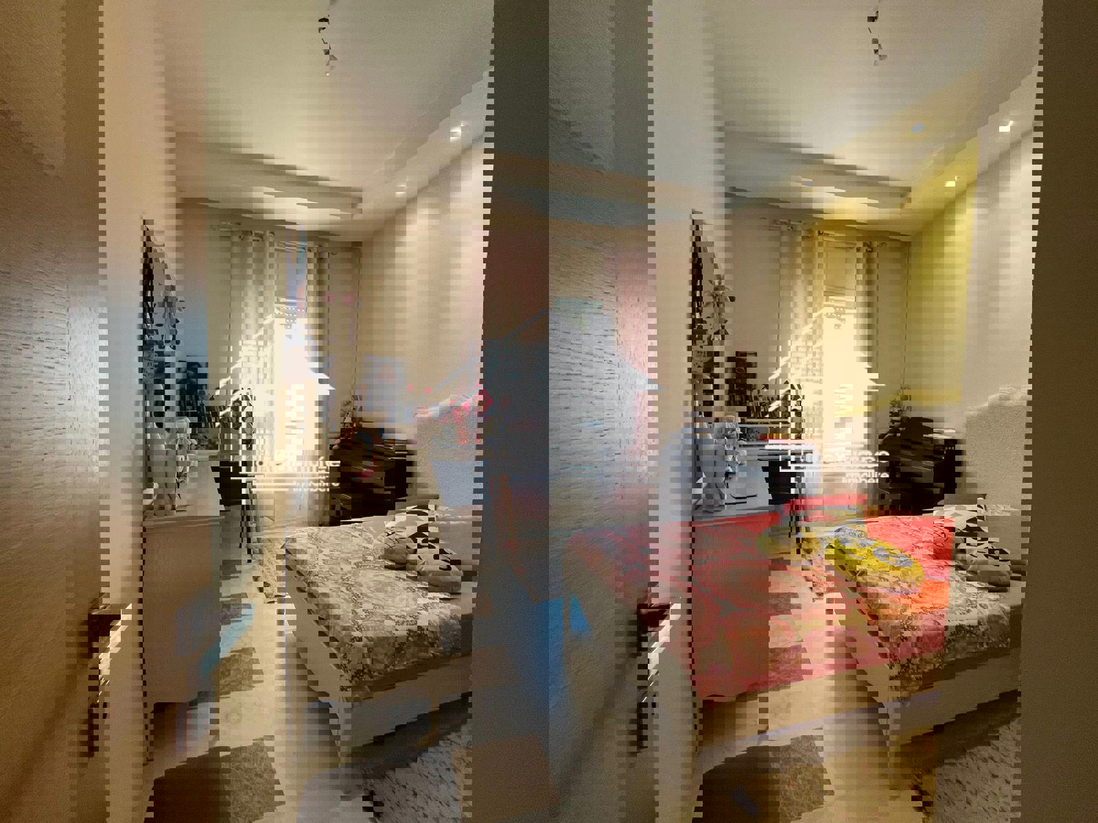 Ain Zaghouan Jardins de Carthage Vente Appart. 3 pices Appartement de trois de chambres  coucher