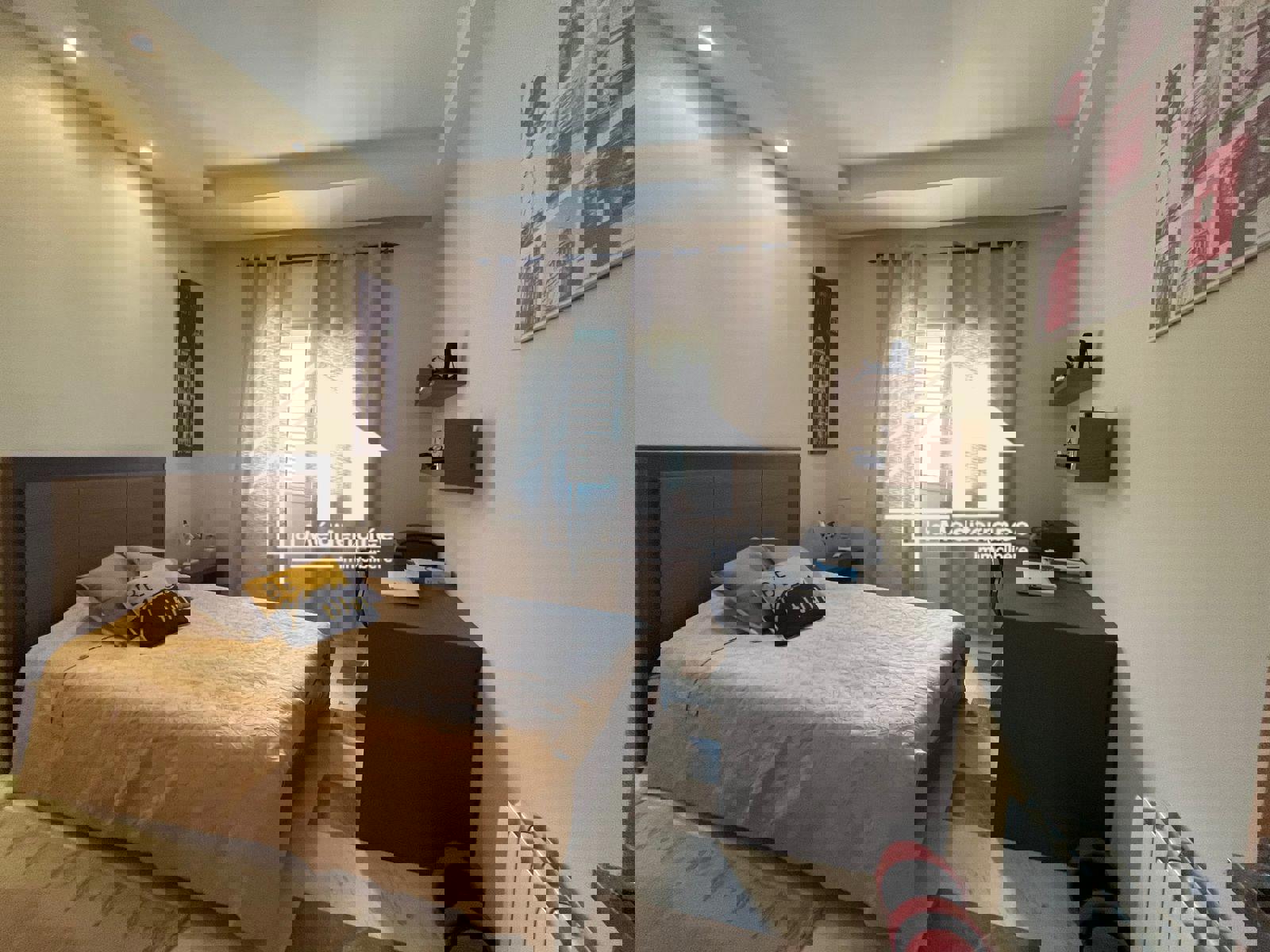 Ain Zaghouan Jardins de Carthage Vente Appart. 3 pices Appartement de trois de chambres  coucher
