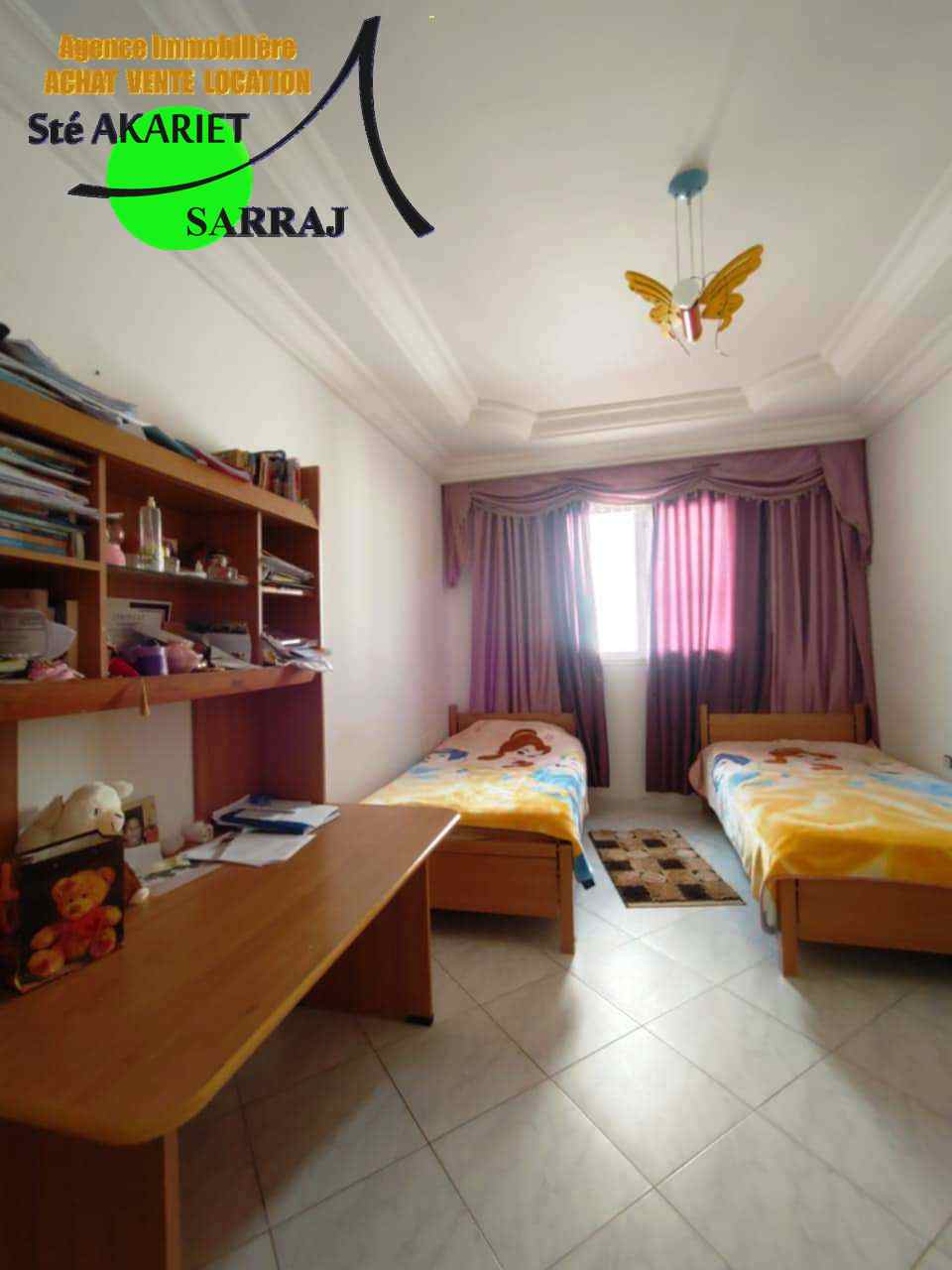 Akouda&nbsp;Chatt Meriem&nbsp;Vente&nbsp;Maisons&nbsp;1�r �tage de villa s4 � chatt mariem tantana