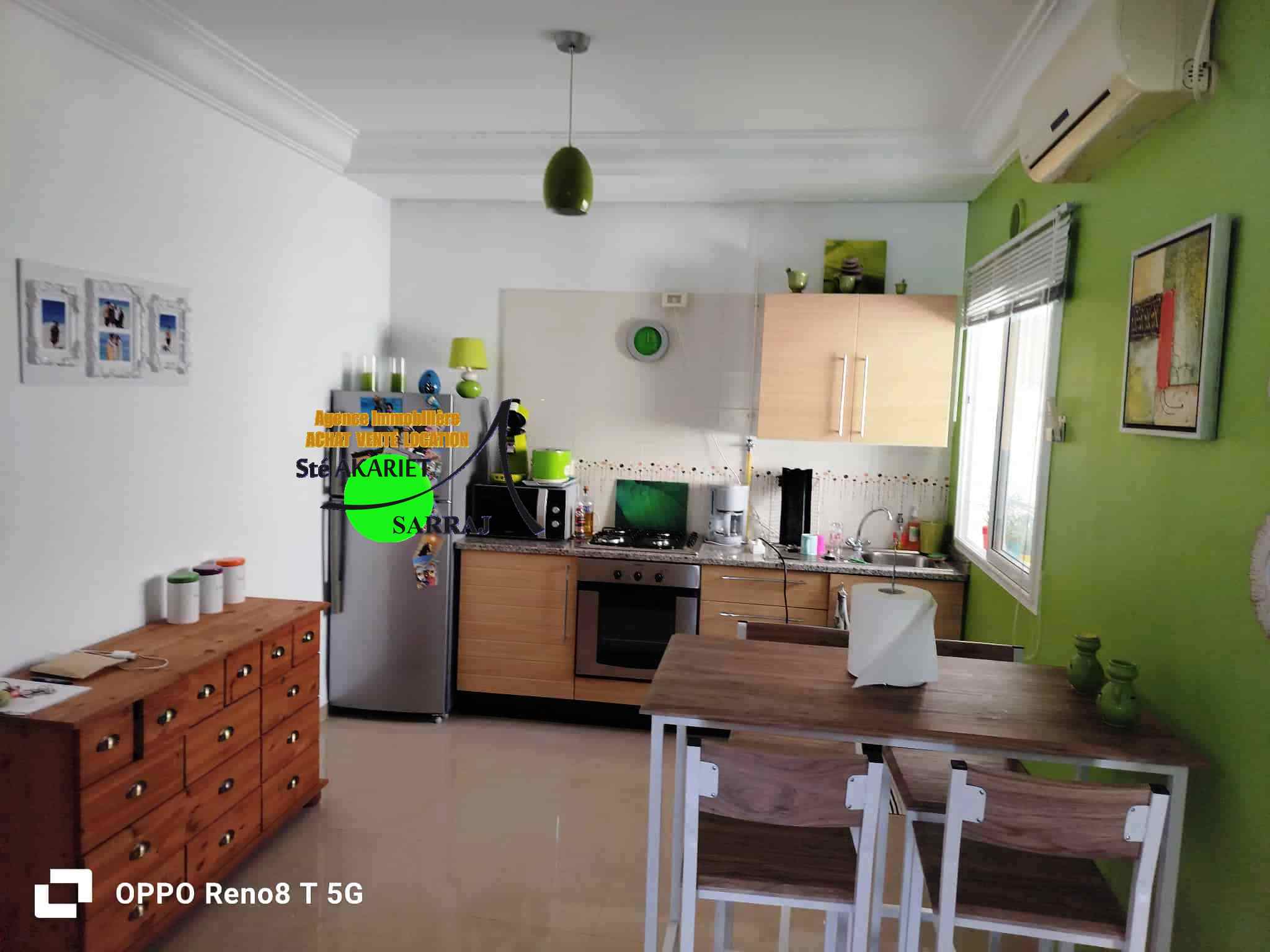 Akouda Chatt Meriem Vente Appart. 3 pices Appartement s2 proche de la plage  tantana