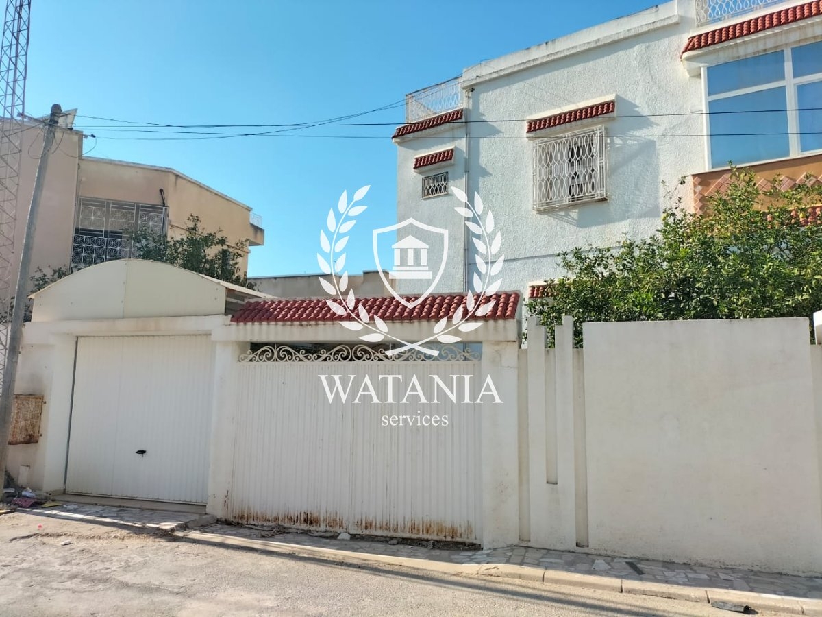 Raoued&nbsp;Cite El Ghazala 1&nbsp;Vente&nbsp;Maisons&nbsp;Villa 2 niveaux