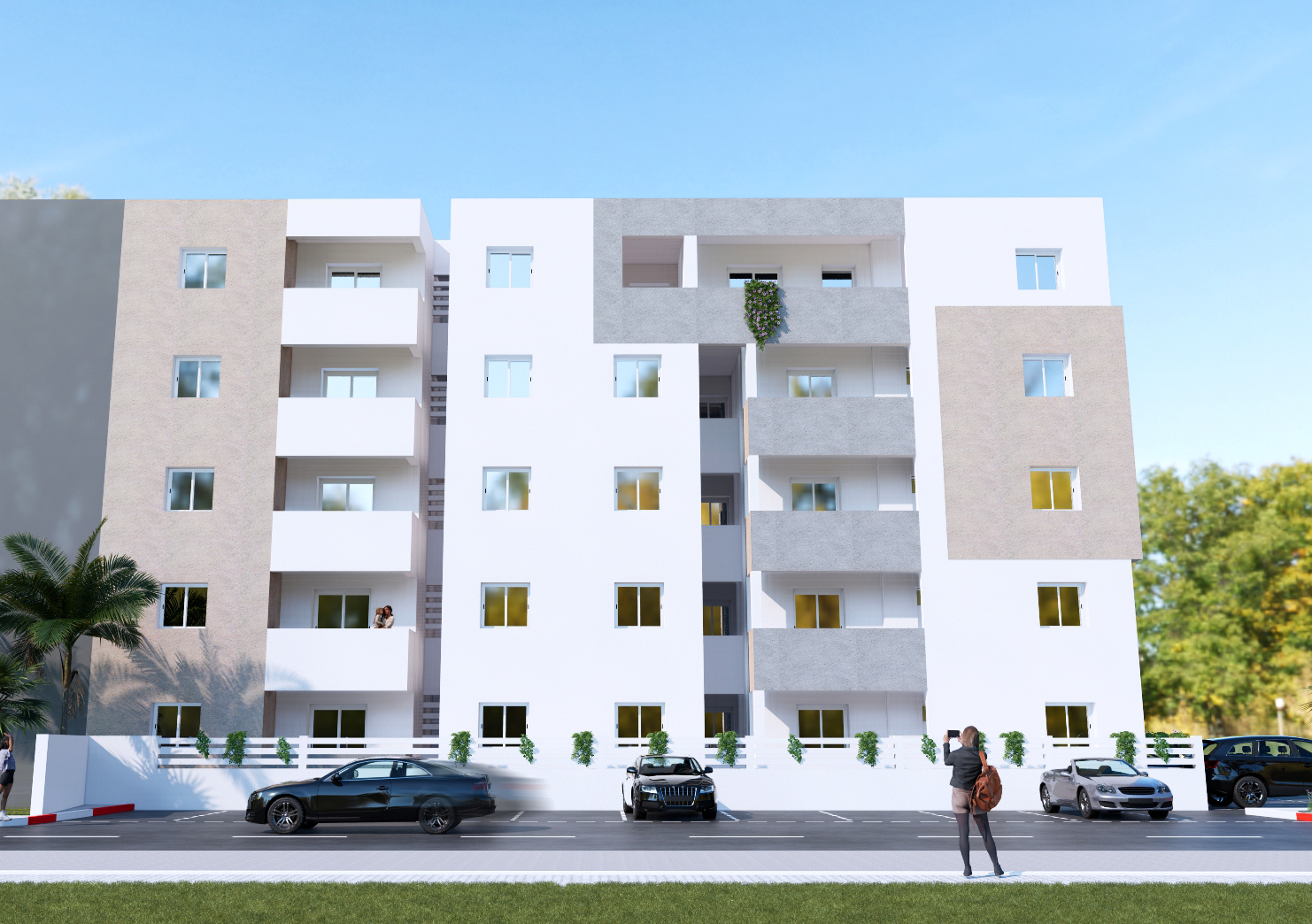 El Mourouj Bir El Kassaa Vente Appart. 3 pices Rsidence maram