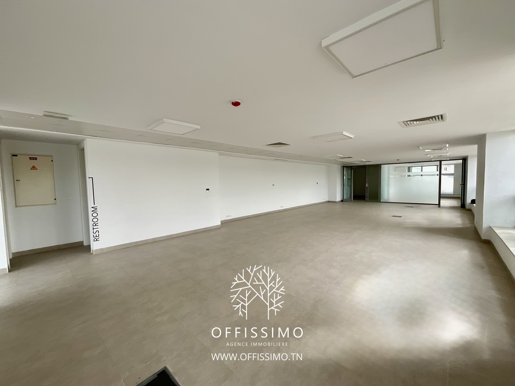 Ain Zaghouan Jardins de Carthage Vente Surfaces Bureau jardin de carthage 250m