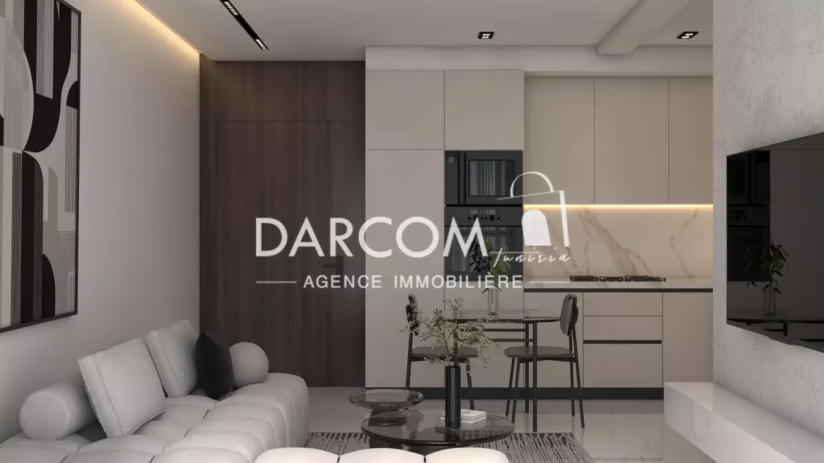 Ain Zaghouan&nbsp;Jardins de Carthage&nbsp;Vente&nbsp;Appart. 2 pi�ces&nbsp;Des s1 neuf jardins carthage