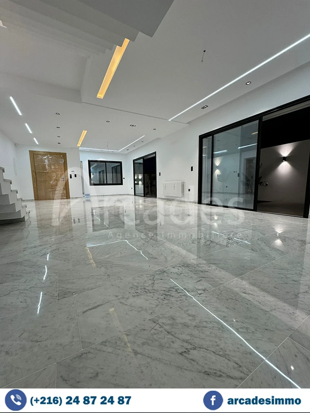 Monastir&nbsp;Monastir&nbsp;Vente&nbsp;Appart. 4 pi�ces&nbsp;Une villa a la falaise de monastir