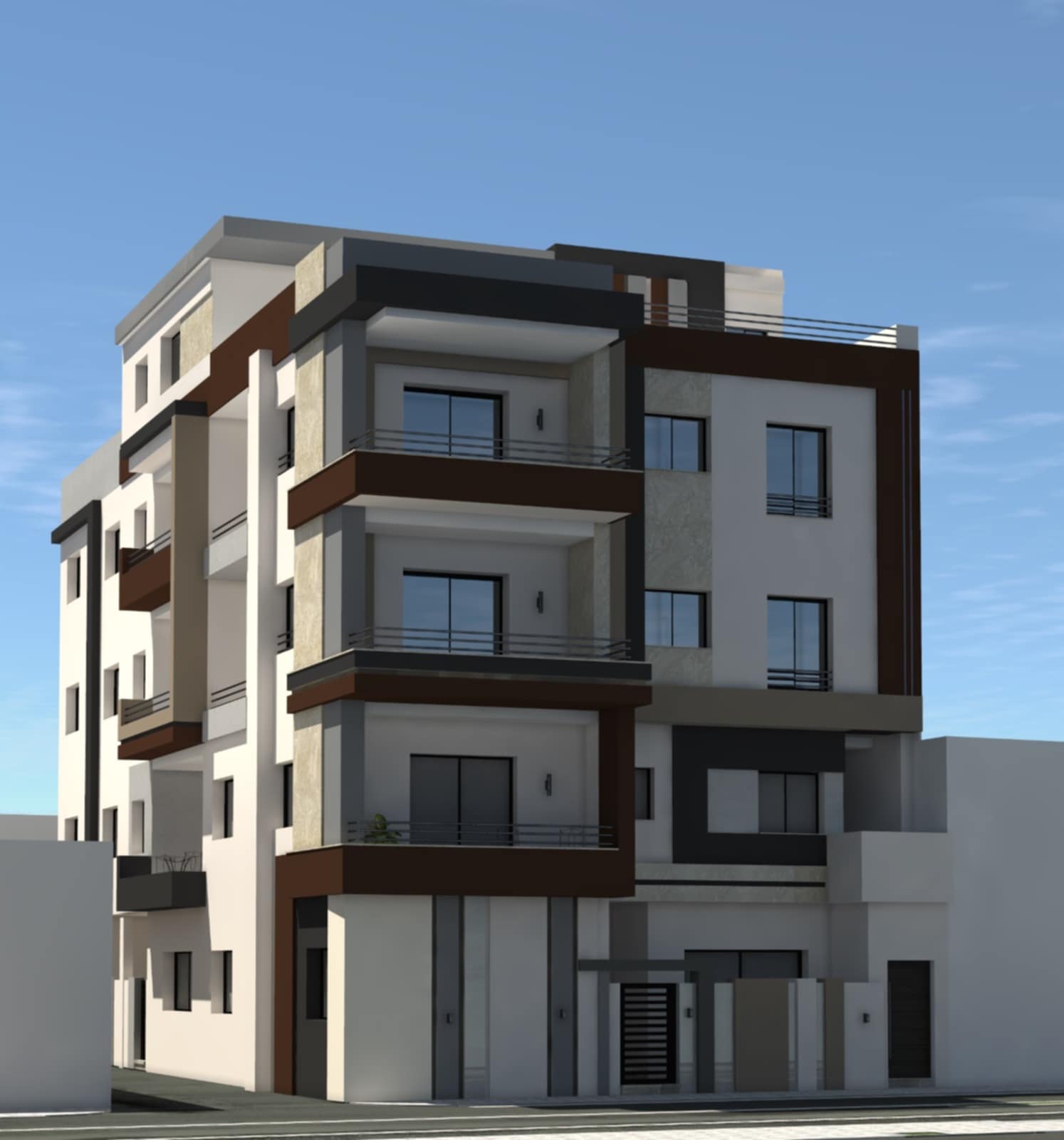 Hammam El Ghezaz&nbsp;Ezzahra&nbsp;Vente&nbsp;Appart. 1 pi�ce&nbsp;Des appartements  vue sur mer � ezzahra k�libia