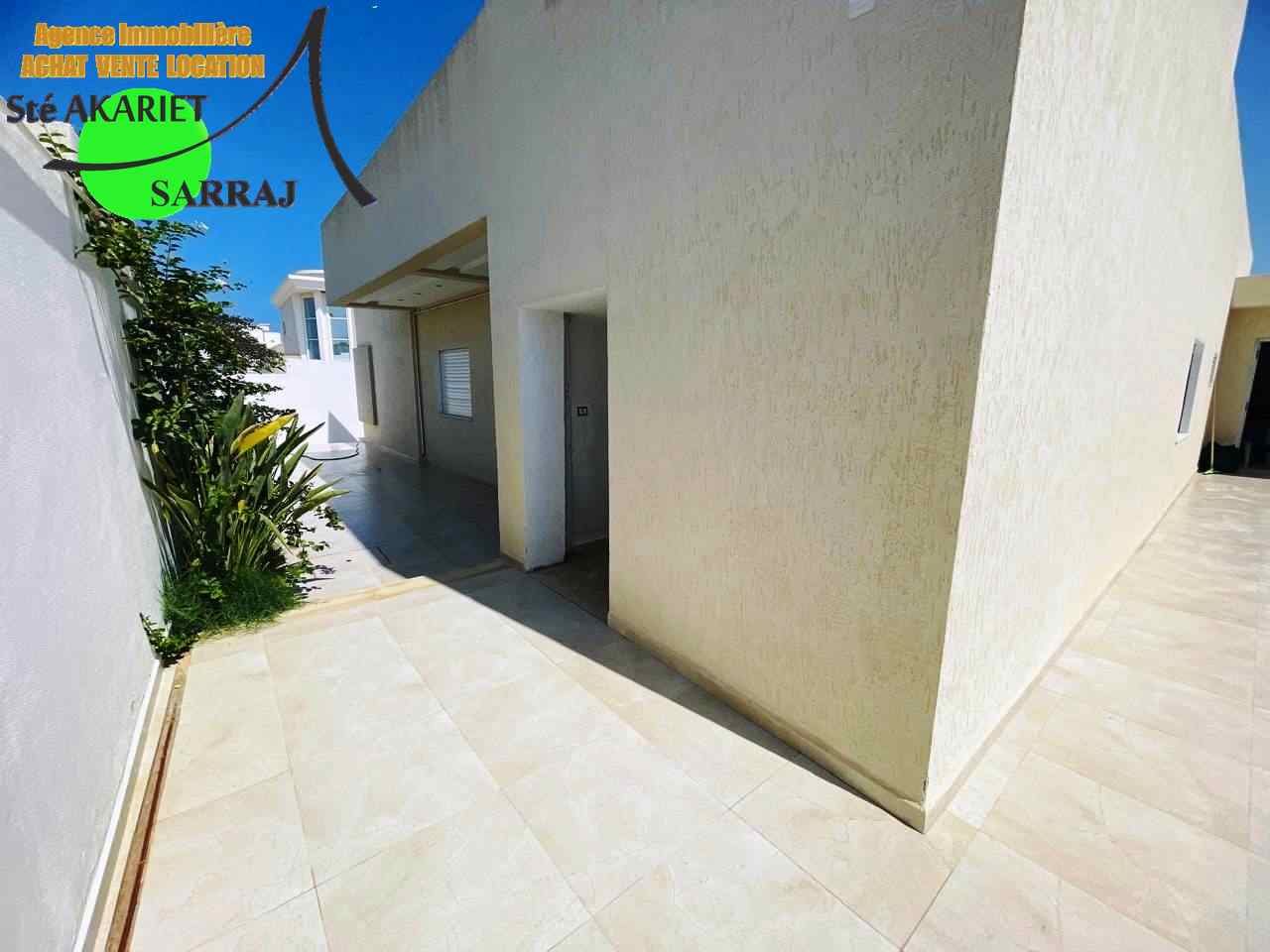 Akouda Chatt Meriem Vente Maisons Villa plain pied prs de villa tilel chatt mariem