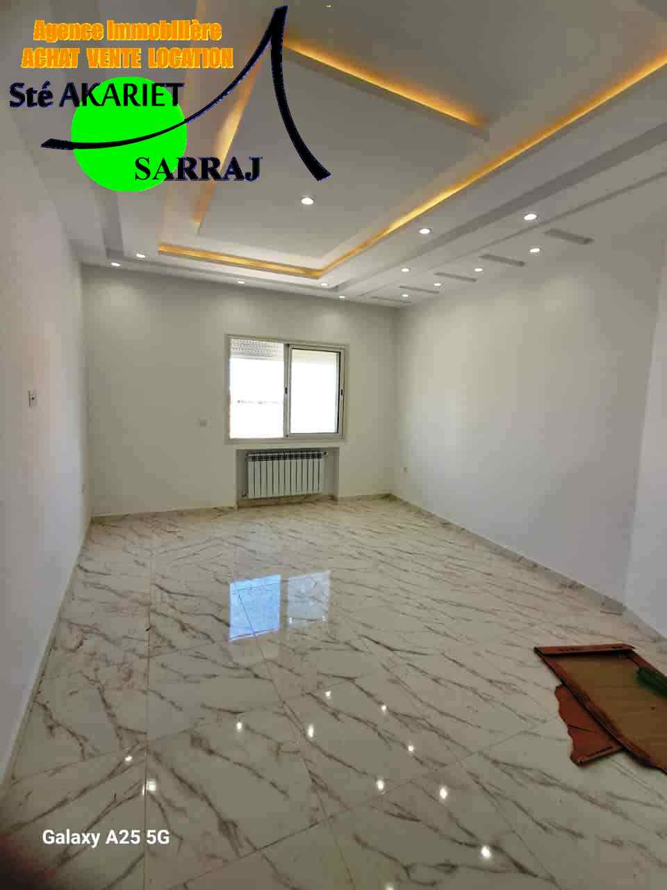 Kalaa Essghira Cite El Manezeh Vente Appart. 3 pices Appartements s2 neuf en face shoes center sahloul