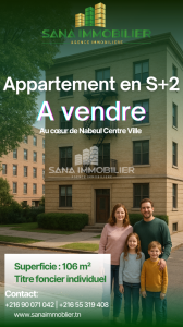 Vente Appart. 1 pice - Tunisie