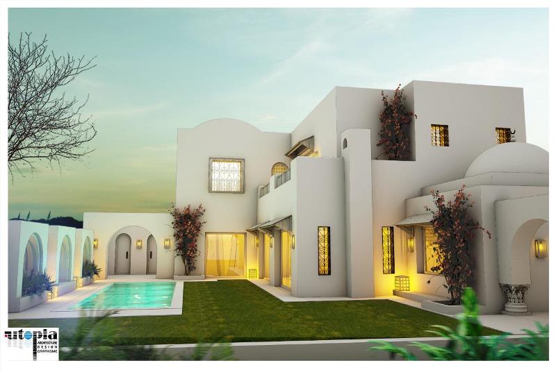 Hammamet&nbsp;Hammamet&nbsp;Vente&nbsp;Maisons&nbsp;V547 villa folla 2 la villa hammamet chraf