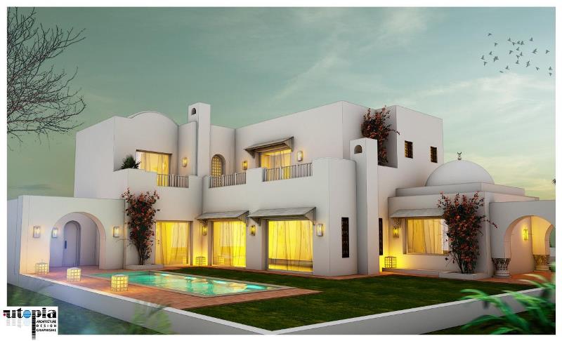 Hammamet&nbsp;Hammamet&nbsp;Vente&nbsp;Maisons&nbsp;V547 villa folla 2 la villa hammamet chraf