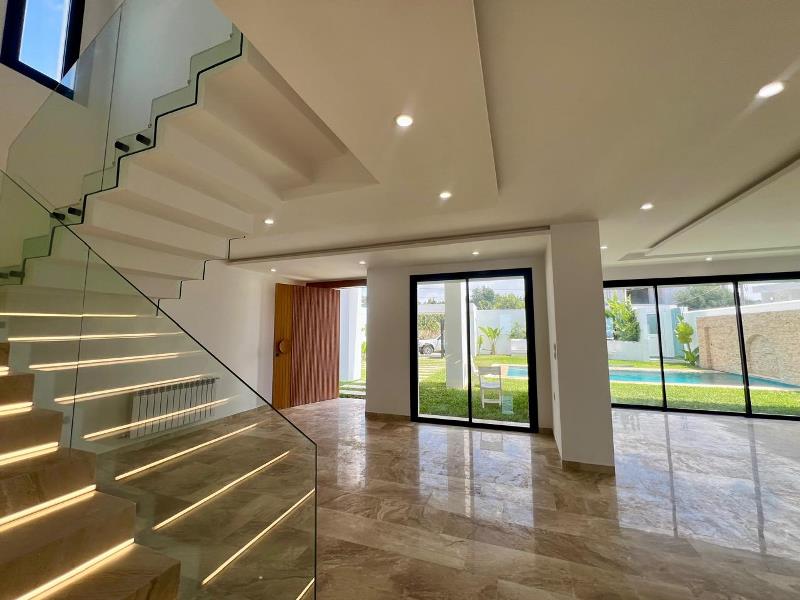 Hammamet Hammamet Vente Maisons V557 villa brune zone craxi hammamet