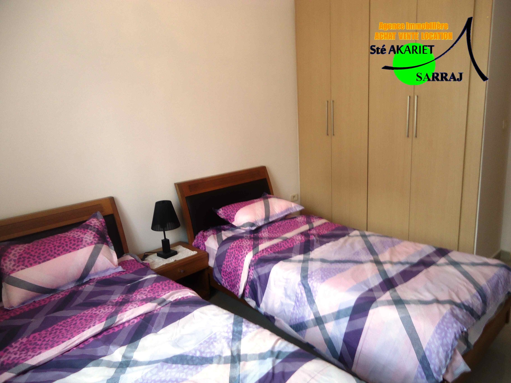 Sousse Ville Cite Jaouhara Vente Appart. 3 pices Spacieux appartement s2  bouhsina