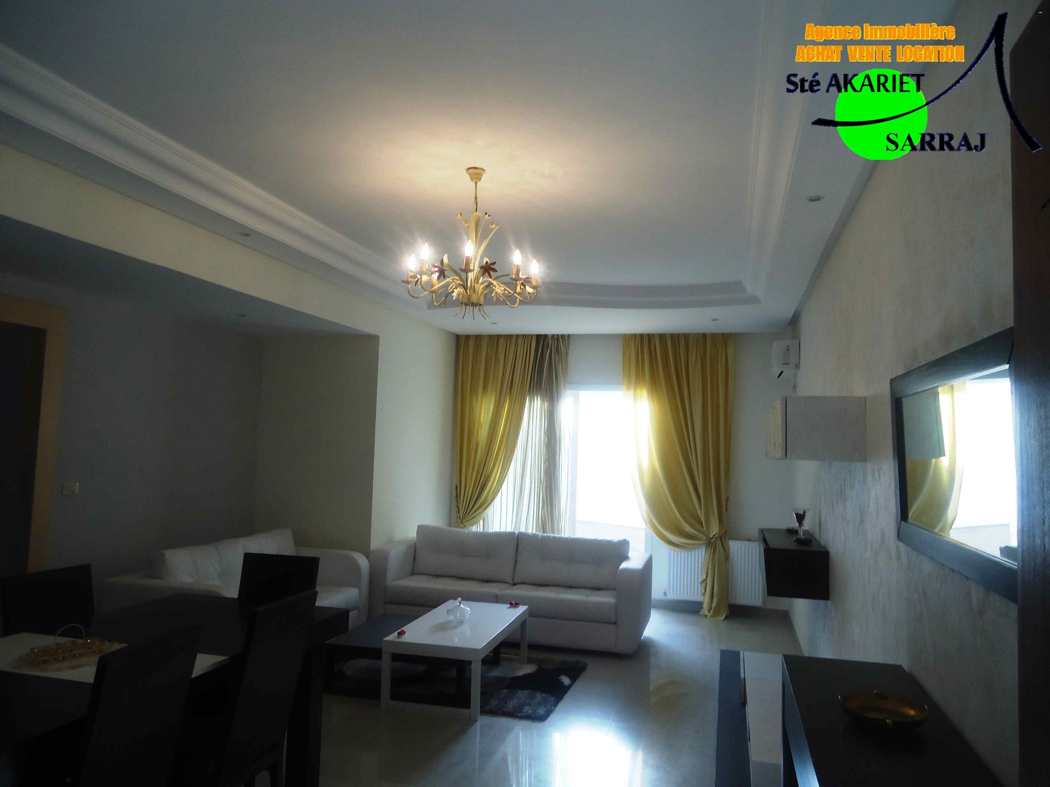 Sousse Ville Cite Jaouhara Vente Appart. 3 pices Spacieux appartement s2  bouhsina