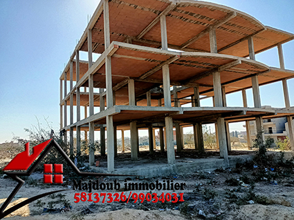 Sousse Riadh&nbsp;Zaouiet Sousse&nbsp;Vente&nbsp;Autre&nbsp;Immeuble inachev�e