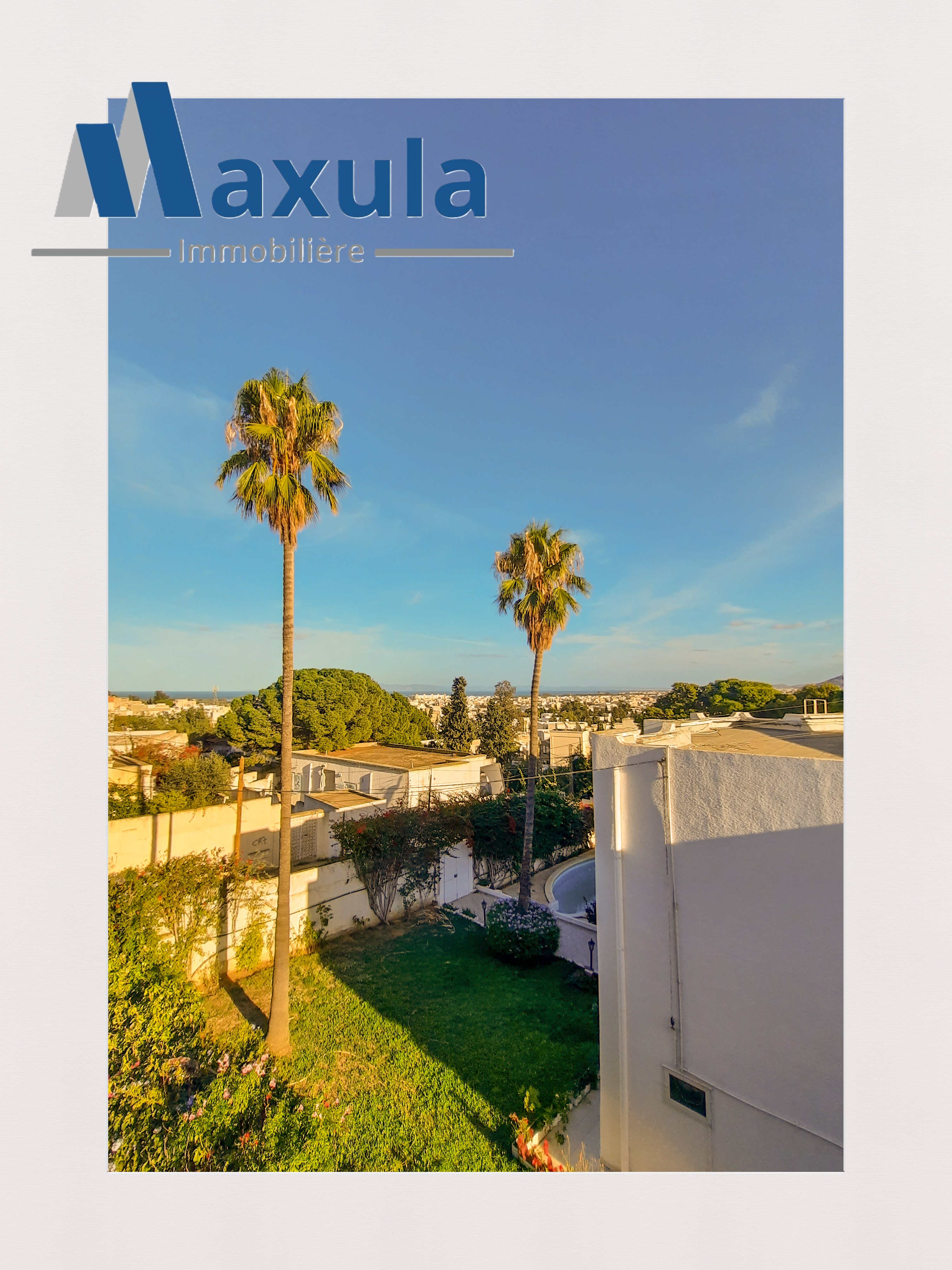 Rades&nbsp;Rades Mongil&nbsp;Vente&nbsp;Maisons&nbsp;Villa sur les hauteurs de rades mongil