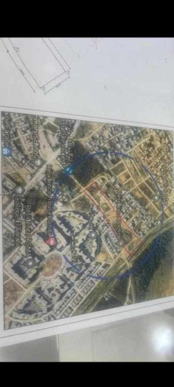 Raoued Jaafar 2 Vente Autre 500 m2 titr cot l'cole et maison des jeunes