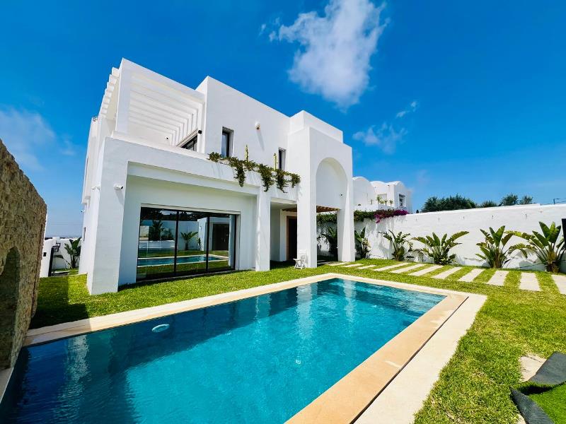 Hammamet&nbsp;Hammamet&nbsp;Vente&nbsp;Maisons&nbsp;V557 villa brune la zone craxi f