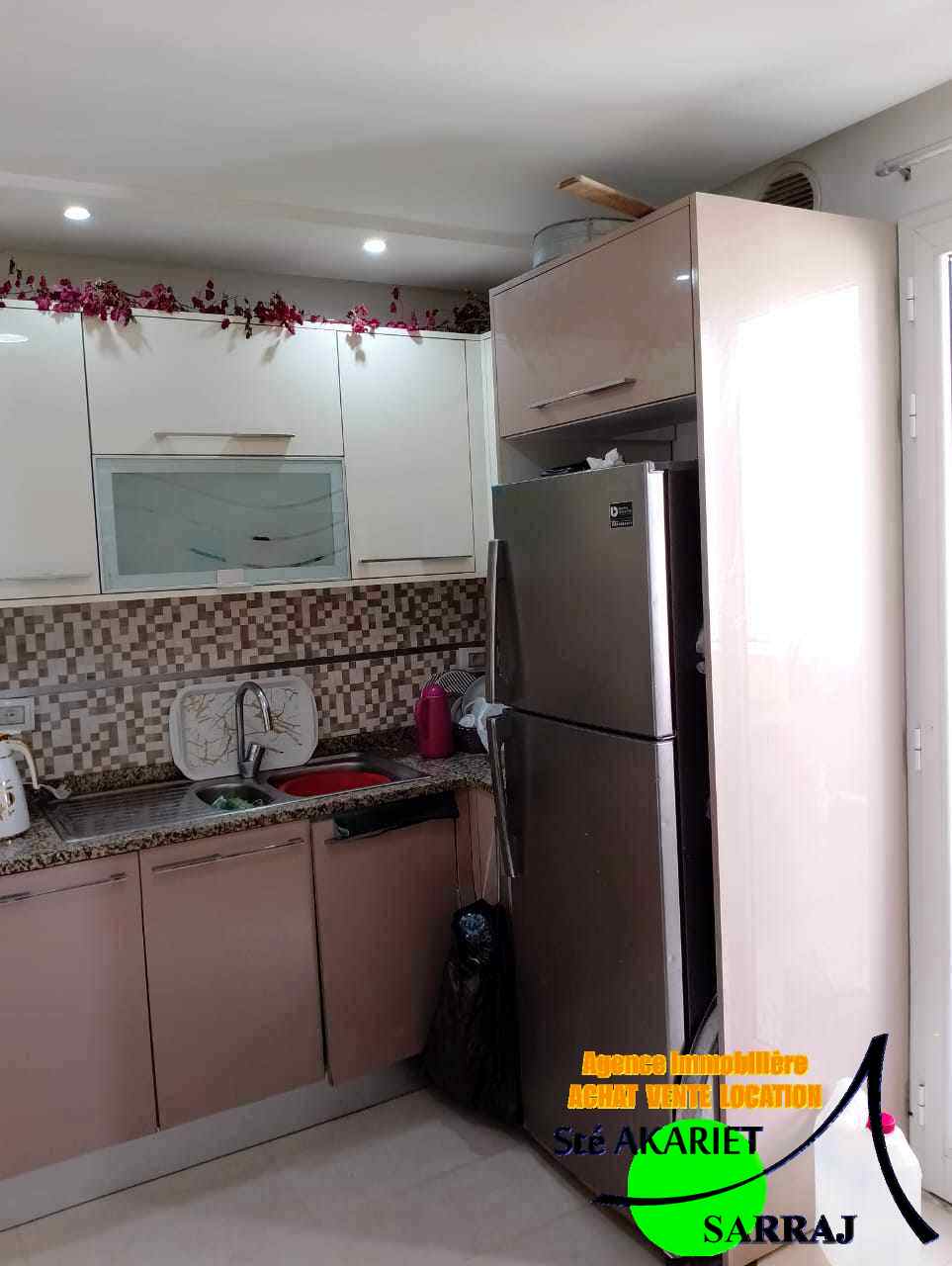 Sousse Jaouhara&nbsp;Sousse Khezama&nbsp;Vente&nbsp;Appart. 4 pi�ces&nbsp;Spacieux appartement s3 � khzema est