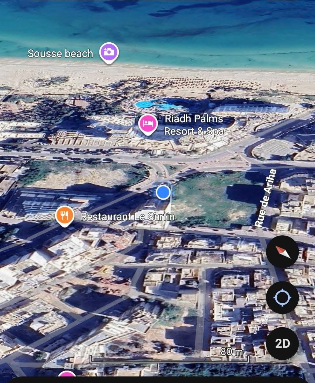 Sousse Jaouhara&nbsp;Sousse Khezama&nbsp;Vente&nbsp;Maisons&nbsp;Terrain r8 proche h�tel riadh palm sousse