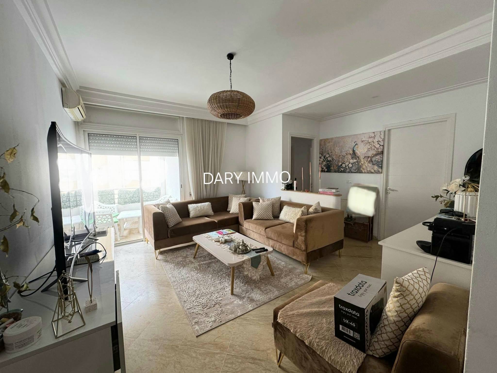 Mnihla&nbsp;Jardins d'el Menzah&nbsp;Vente&nbsp;Appart. 3 pi�ces&nbsp;Un s2 avec jardin aux jardins d'el menzah2