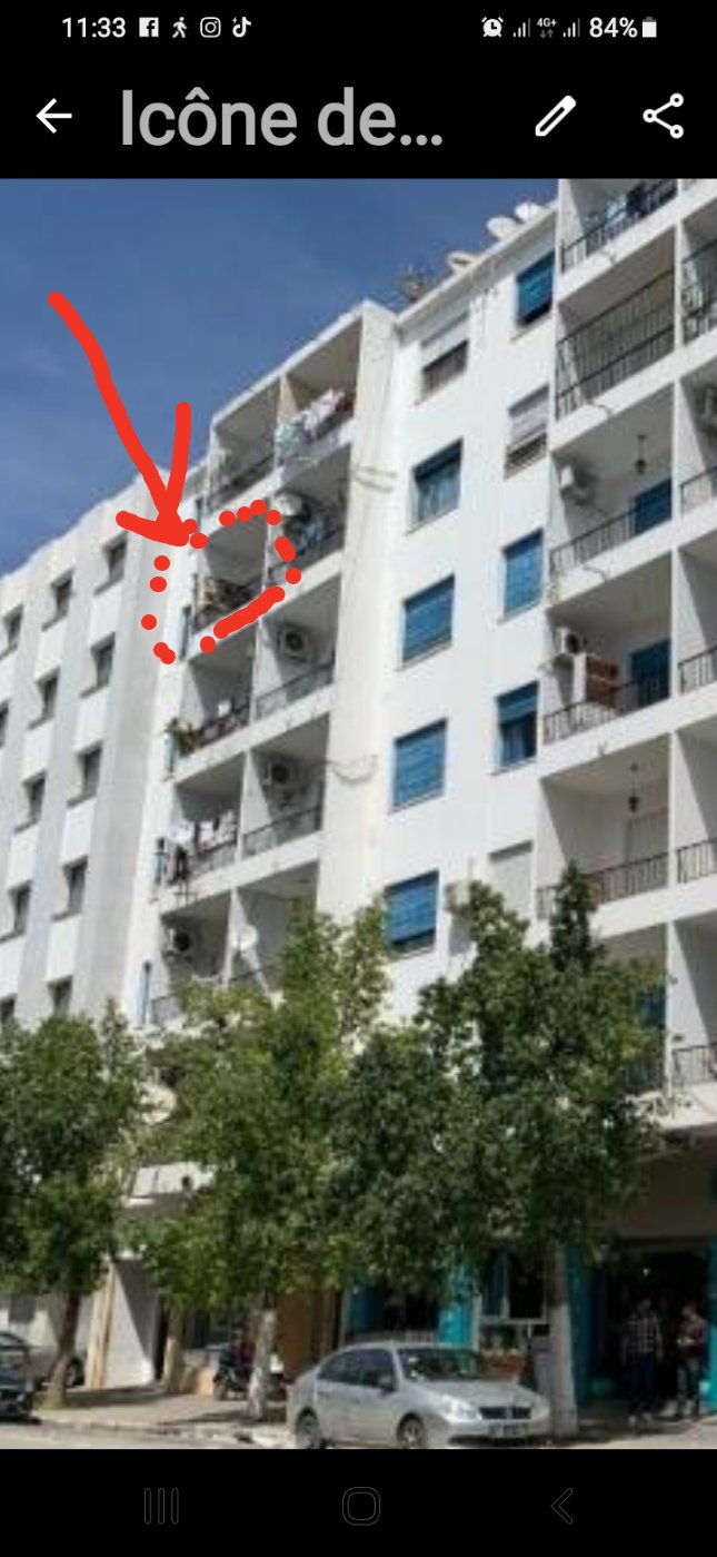 Bab Bhar&nbsp;Hedi Chaker&nbsp;Vente&nbsp;Appart. 2 pi�ces&nbsp;S plus 2 dans immeuble chic