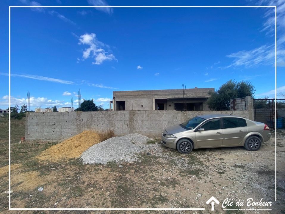 La Soukra&nbsp;Sidi Salah&nbsp;Vente&nbsp;Maisons&nbsp;Maison plain pied inachev�e � sidi salah