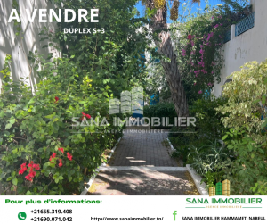 Hammamet&nbsp;Barraket Essahel&nbsp;Vente&nbsp;Maisons&nbsp;A duplex s3 ref447a