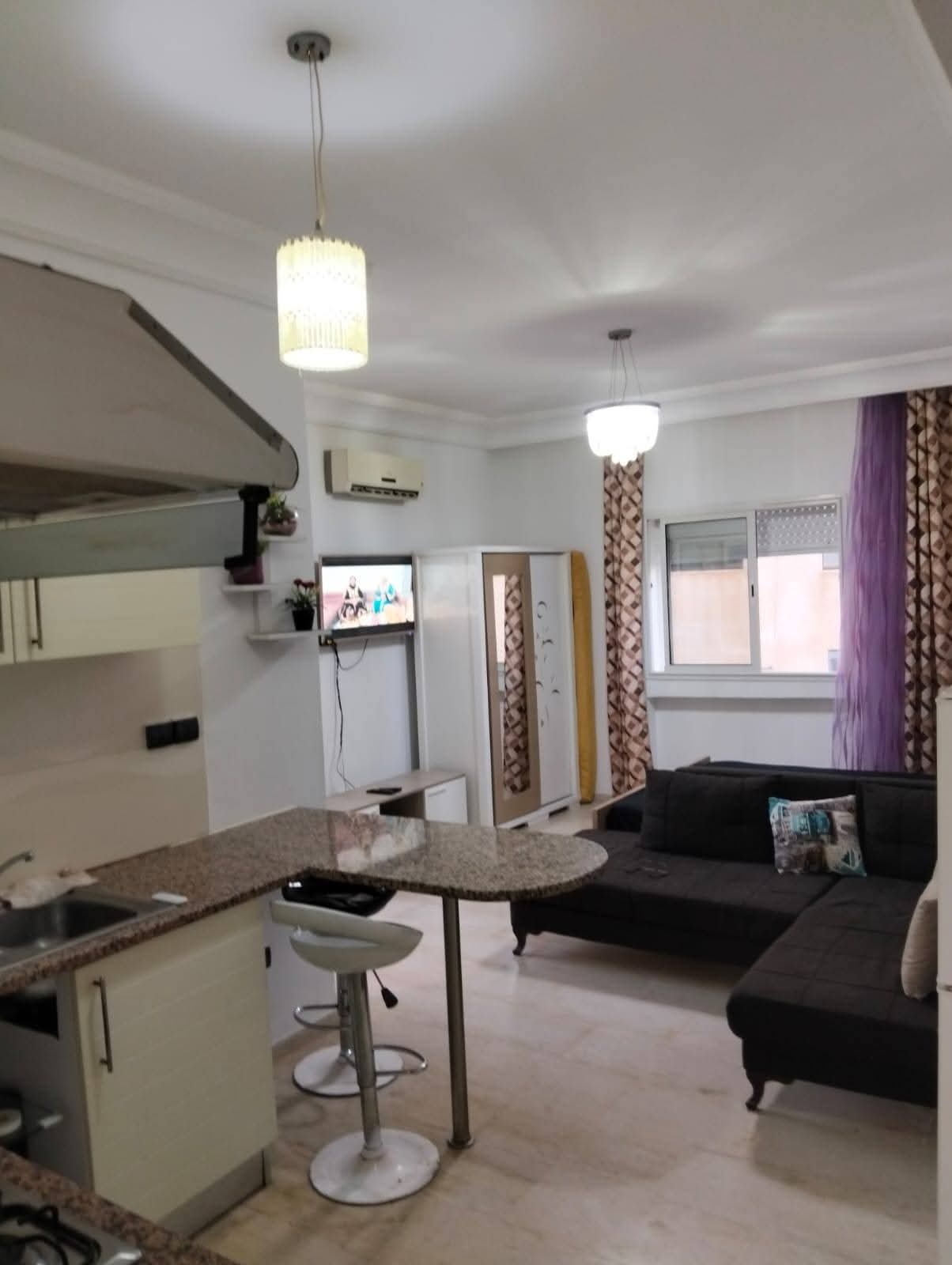 Akouda&nbsp;Chatt Meriem&nbsp;Vente&nbsp;Appart. 1 pi�ce&nbsp;Un joli studio s1 � chatt mariem pr� de la plage