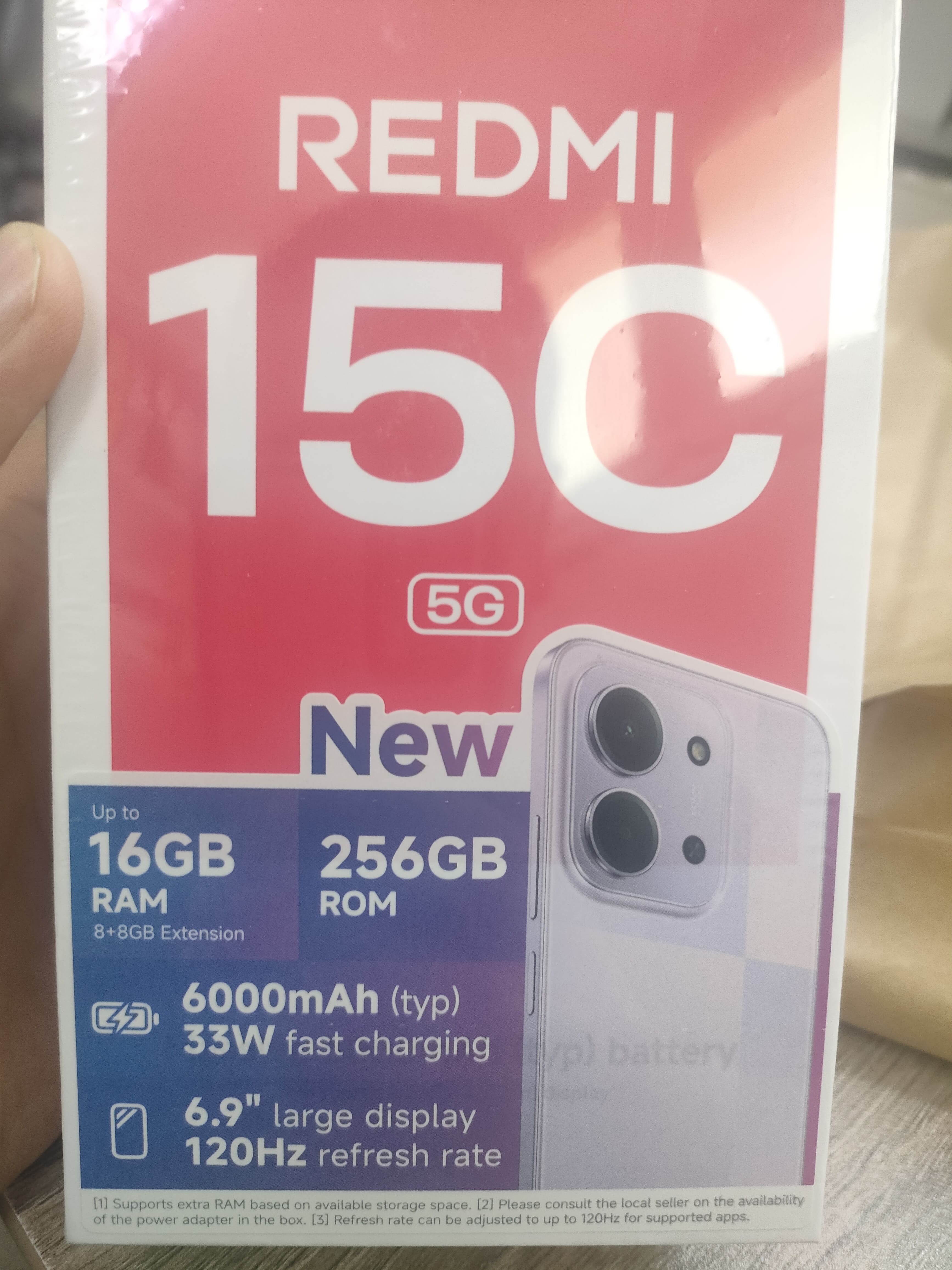 El Menzah&nbsp;Tunis Belvedere&nbsp;Xiaomi&nbsp;Autre Mod�le&nbsp;Urgent redmi 15c 5g 16g ram 256g emball�