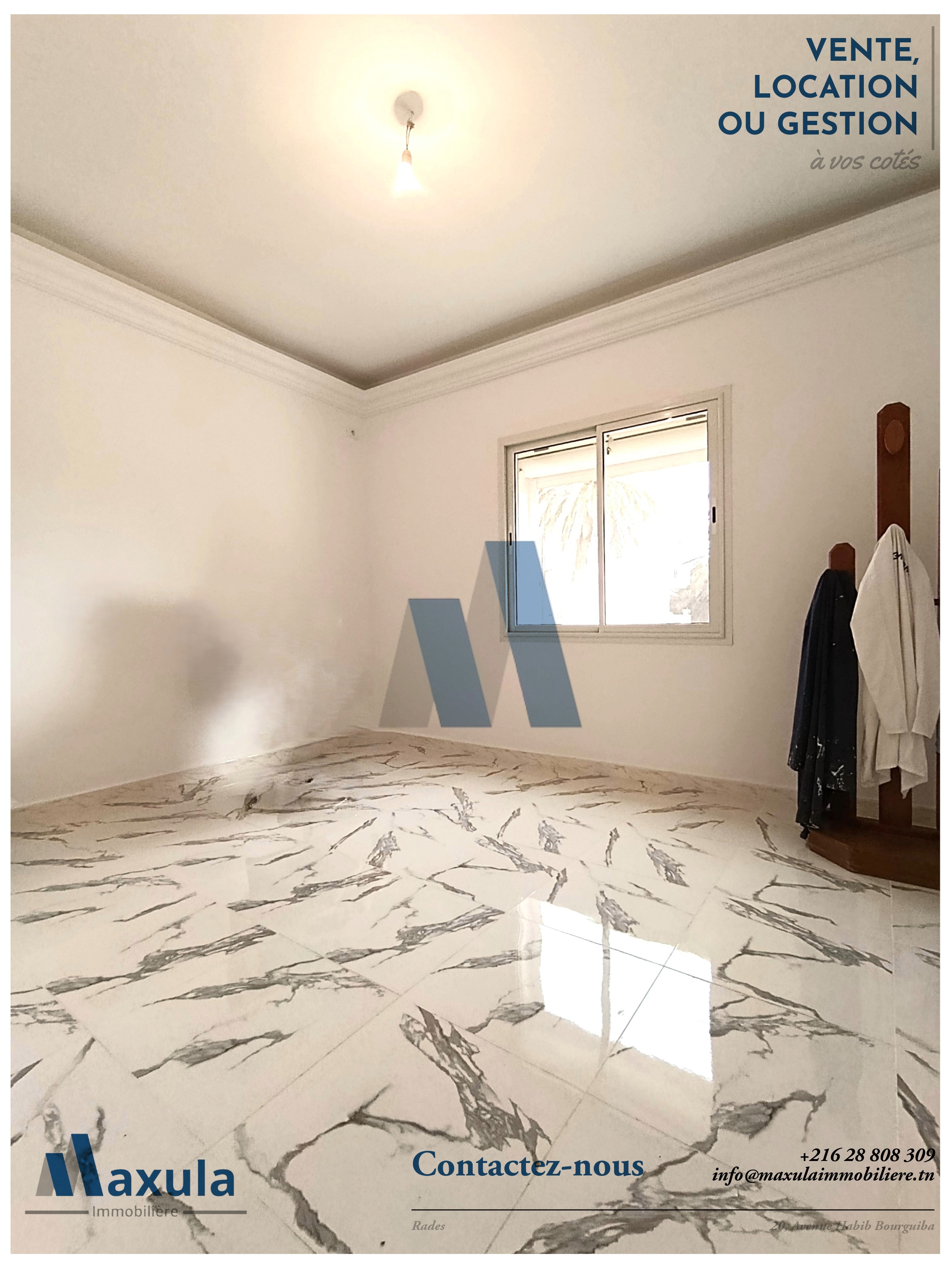 Rades&nbsp;Cite Snit&nbsp;Vente&nbsp;Appart. 3 pi�ces&nbsp;Appartement s2 a rades snit