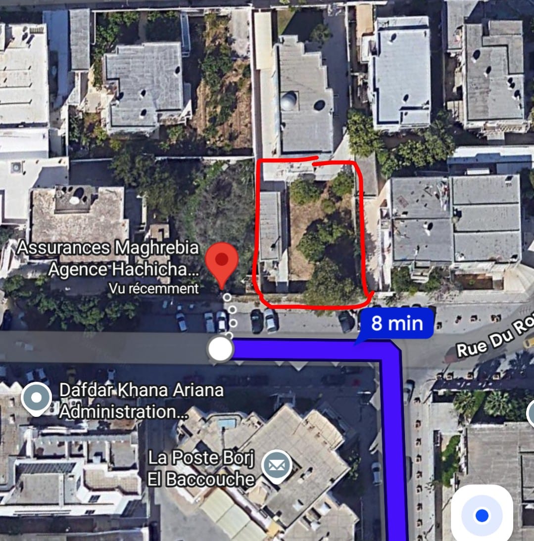 Ariana Ville&nbsp;Ariana&nbsp;Terrain&nbsp;Terrain nu&nbsp;Terrain ariana emplacement premium