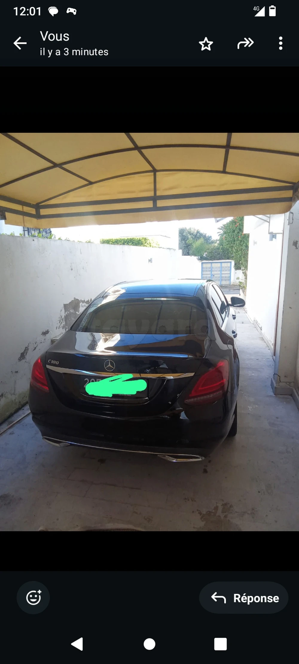 La Marsa&nbsp;Cite Des Juges 2&nbsp;Mercedes&nbsp;C&nbsp;Mercedes benz c180