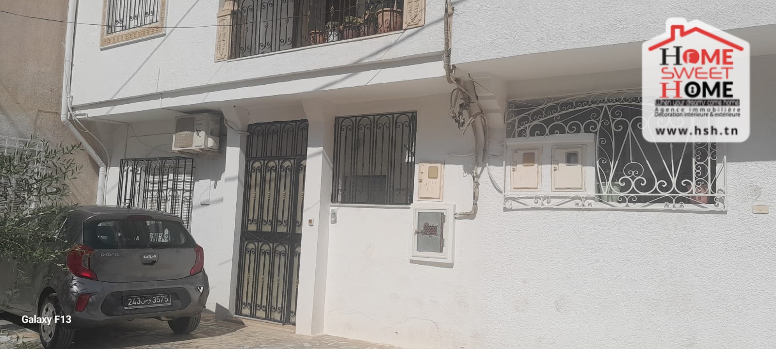 Carthage&nbsp;El Yasmina&nbsp;Vente&nbsp;Appart. 2 pi�ces&nbsp;Etage de villa pavillon carthage el yasmina