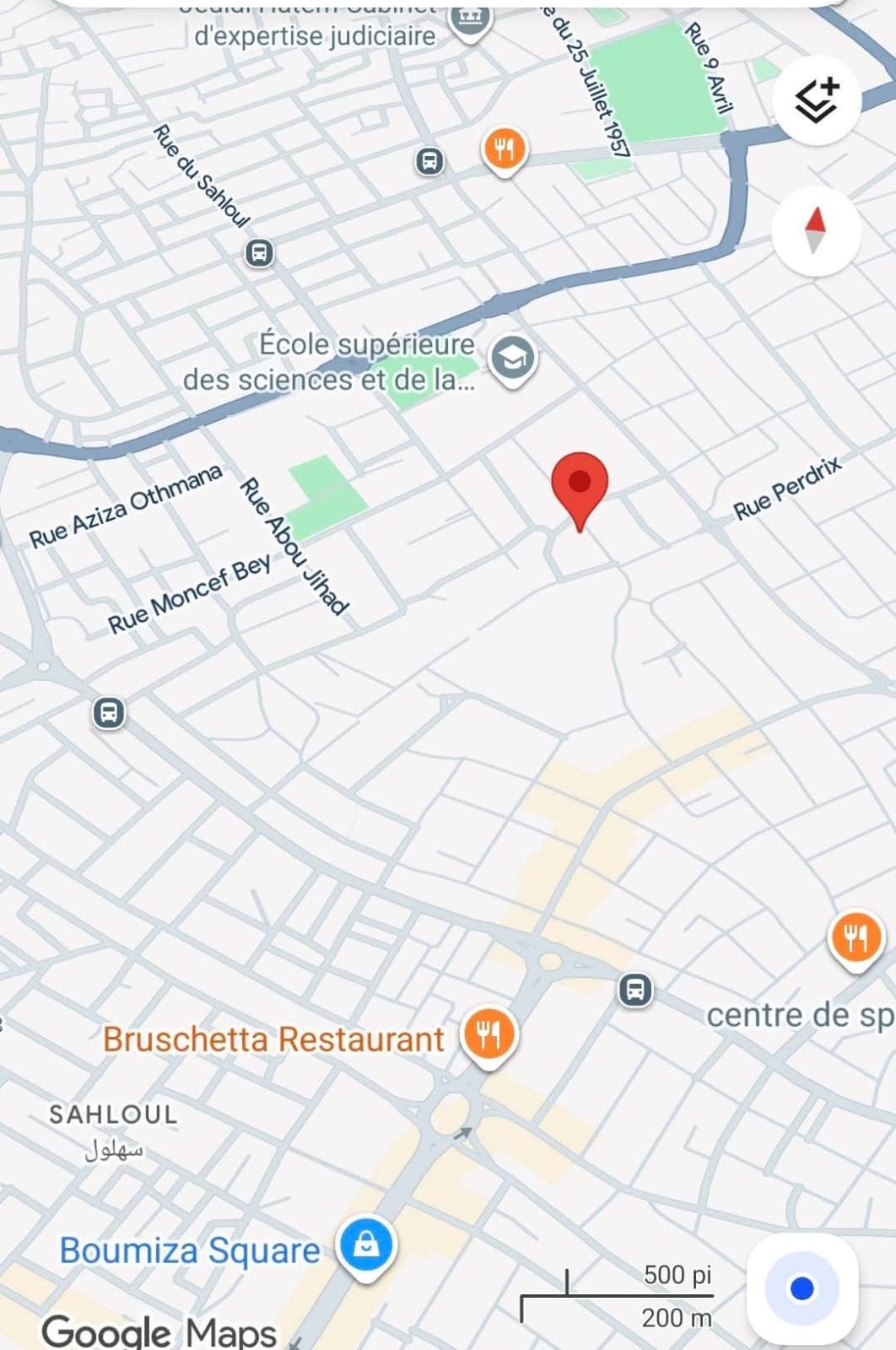 Sousse Jaouhara&nbsp;Khezama Ouest&nbsp;Vente&nbsp;Surfaces&nbsp;Terrain 490 m2 pour villa de r�ve � sousse khezama