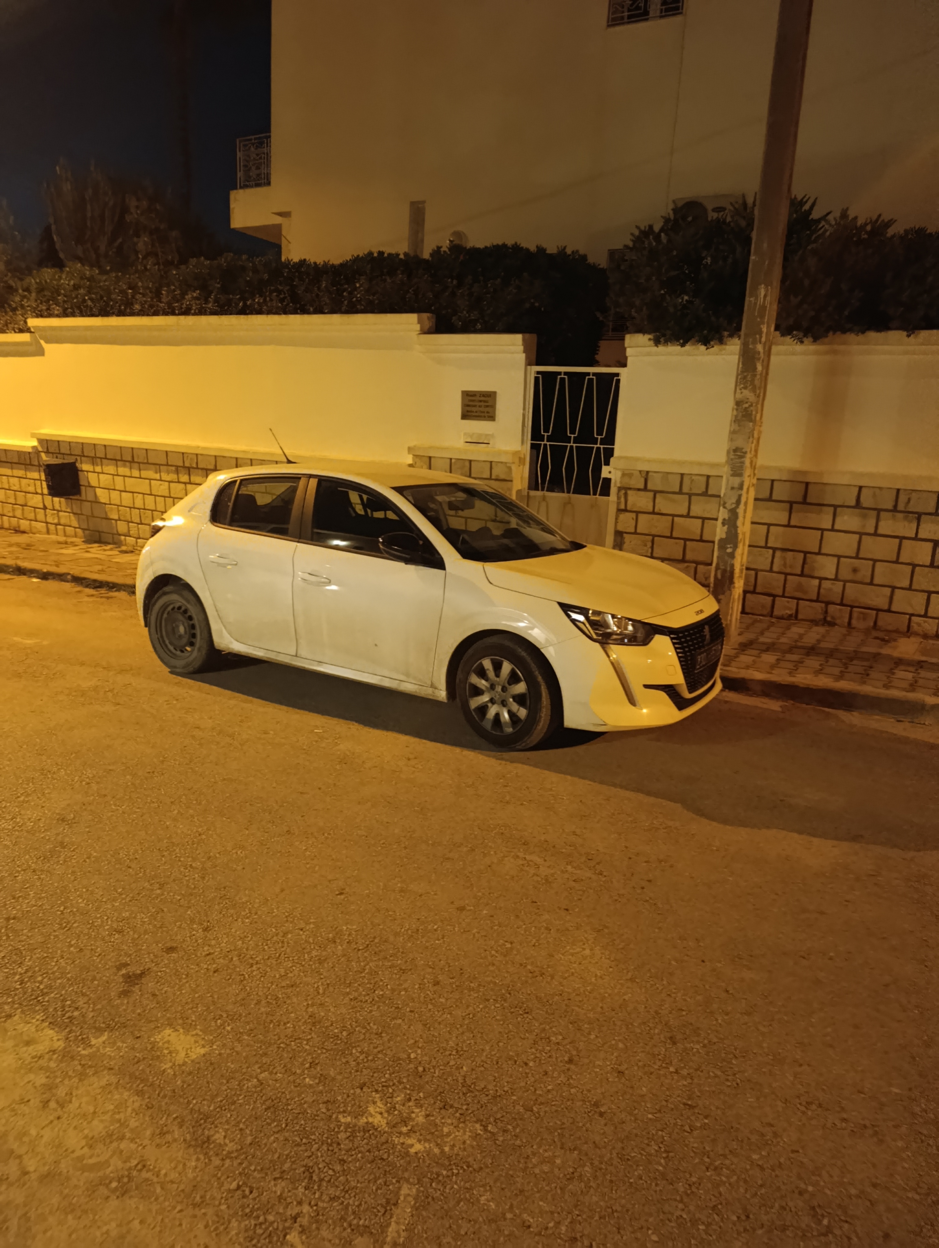Raoued&nbsp;El Brarja&nbsp;Peugeot&nbsp;208&nbsp;Peugeot 208 blache