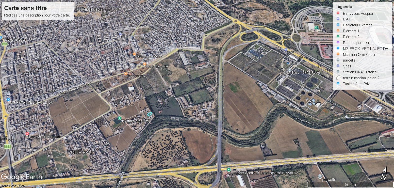 Vente Surfaces - Tunisie