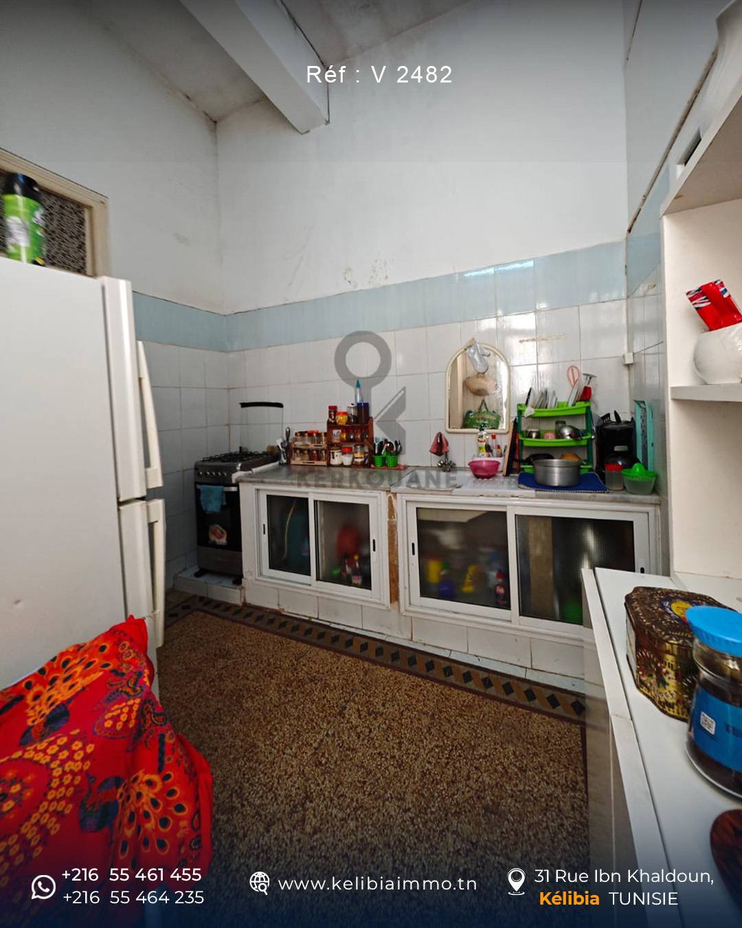 Kelibia&nbsp;Kelibia&nbsp;Vente&nbsp;Maisons&nbsp;Une maison arabe traditionnelle a k�libia