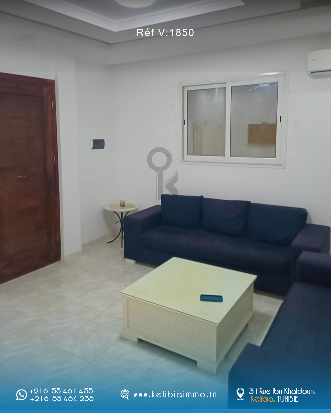 Kelibia&nbsp;Kelibia&nbsp;Vente&nbsp;Appart. 2 pi�ces&nbsp;Appartement a seulement 5 minutes de la plage